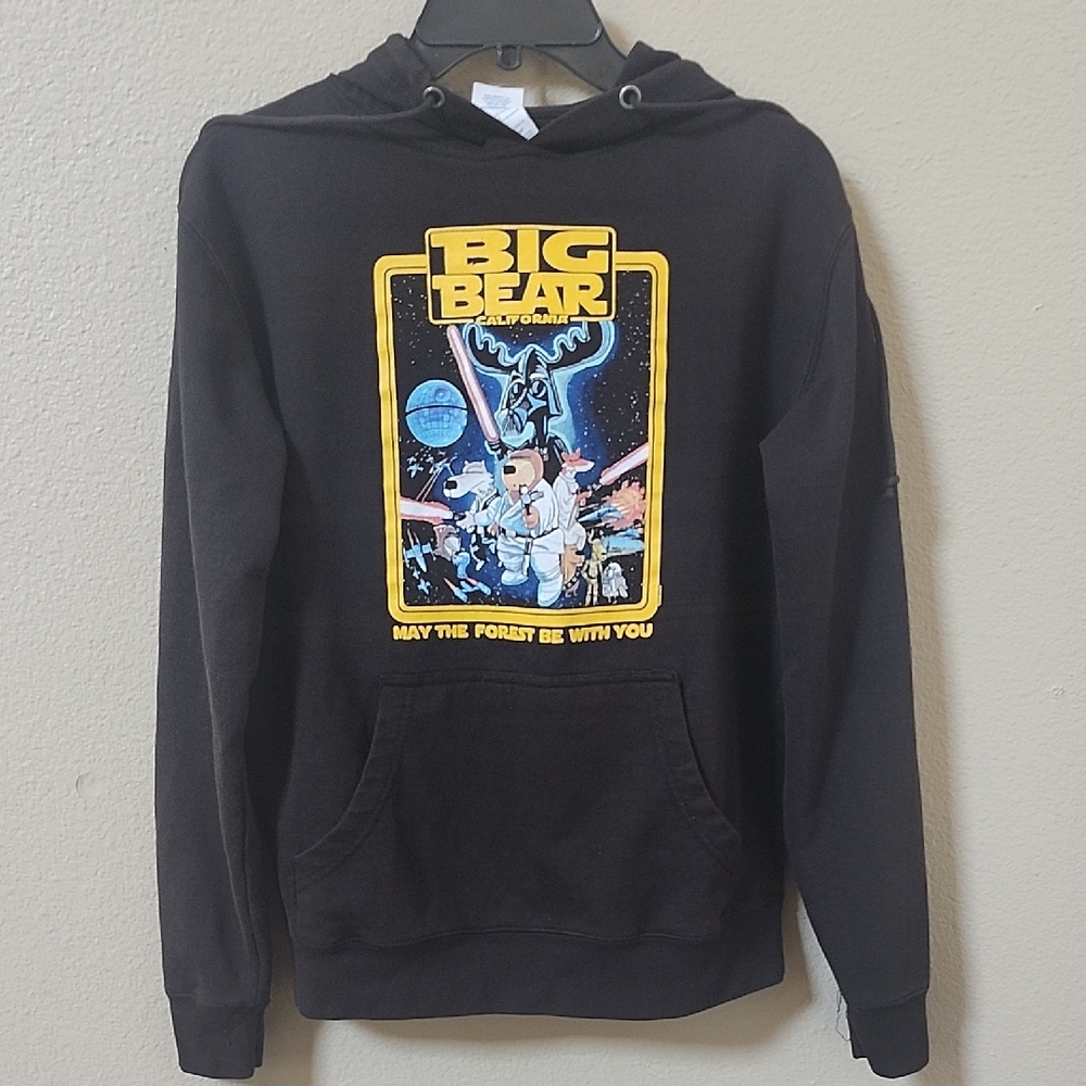 Black Graphic Hoodie